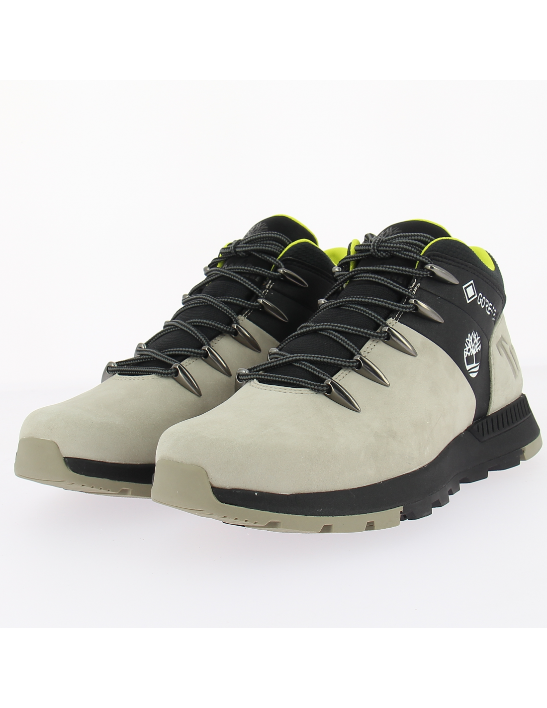 timberland boots homme sprint trekker mid gtx tpe nubuck gris/noir