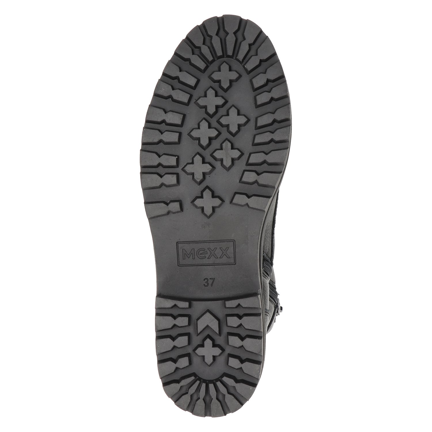 Kyana dames veterboot Mexx Zwart