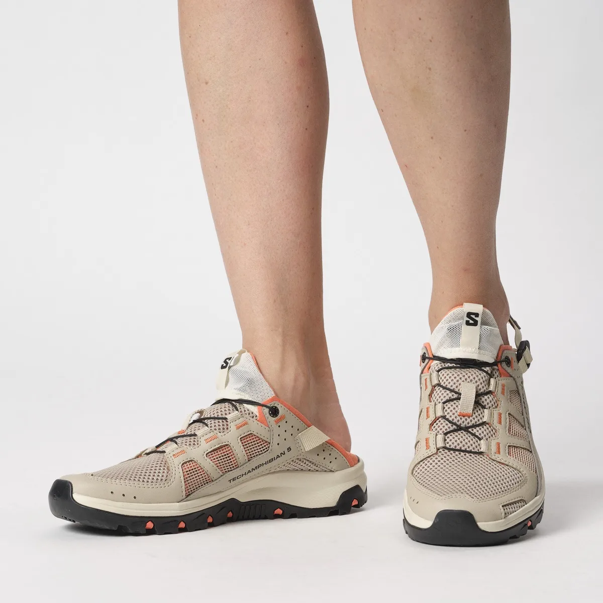 Salomon Techamphibian 5 White Pepper/Bleached Sand/Living Coral