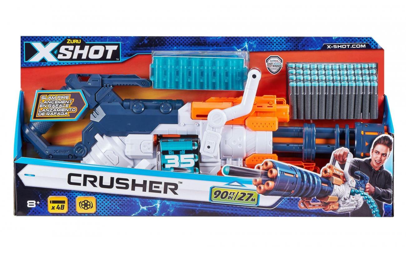 X-shot Crusher met 48 darts en kogelriem