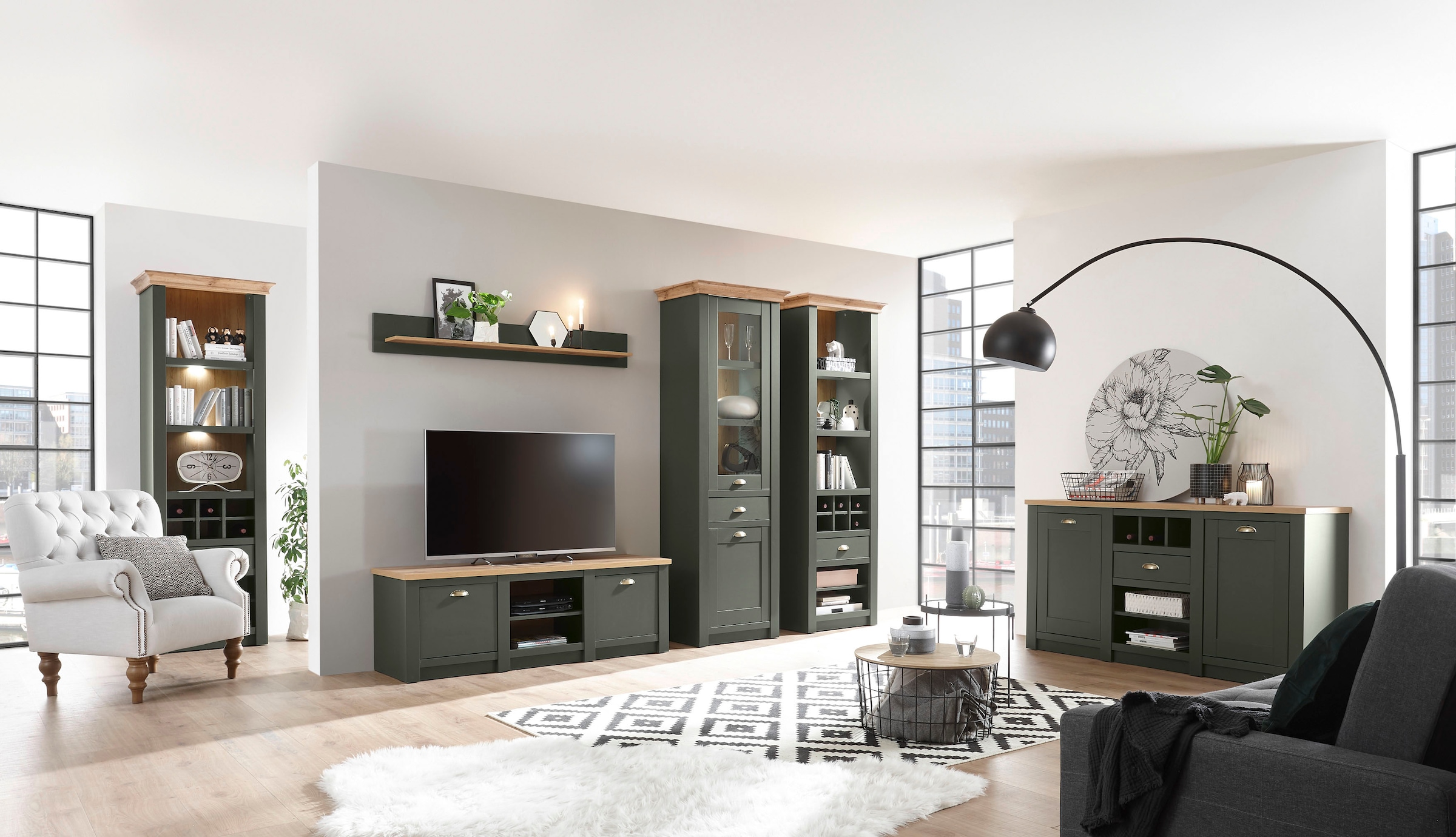 Home affaire Wohnwand »Cambridge« Set, 4 Stk. tlg.