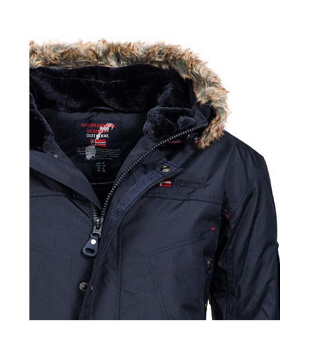 Parka hiver Geographical Norway Parka Abiosaure bleu marine