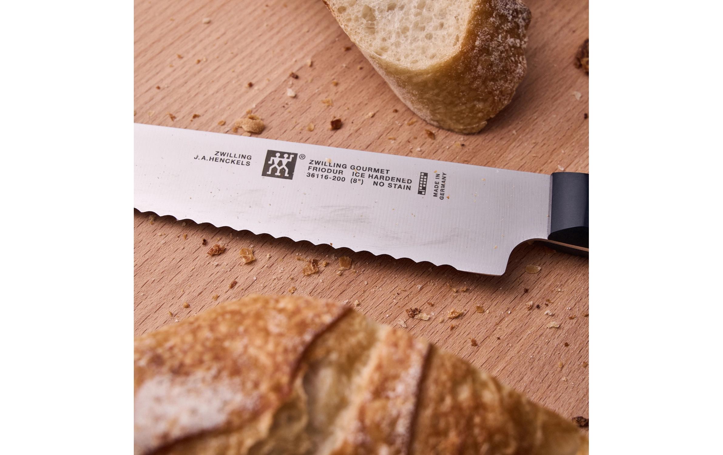 Küchenmesser Gourmet Edelstahl, 20 cmBrotmesser
