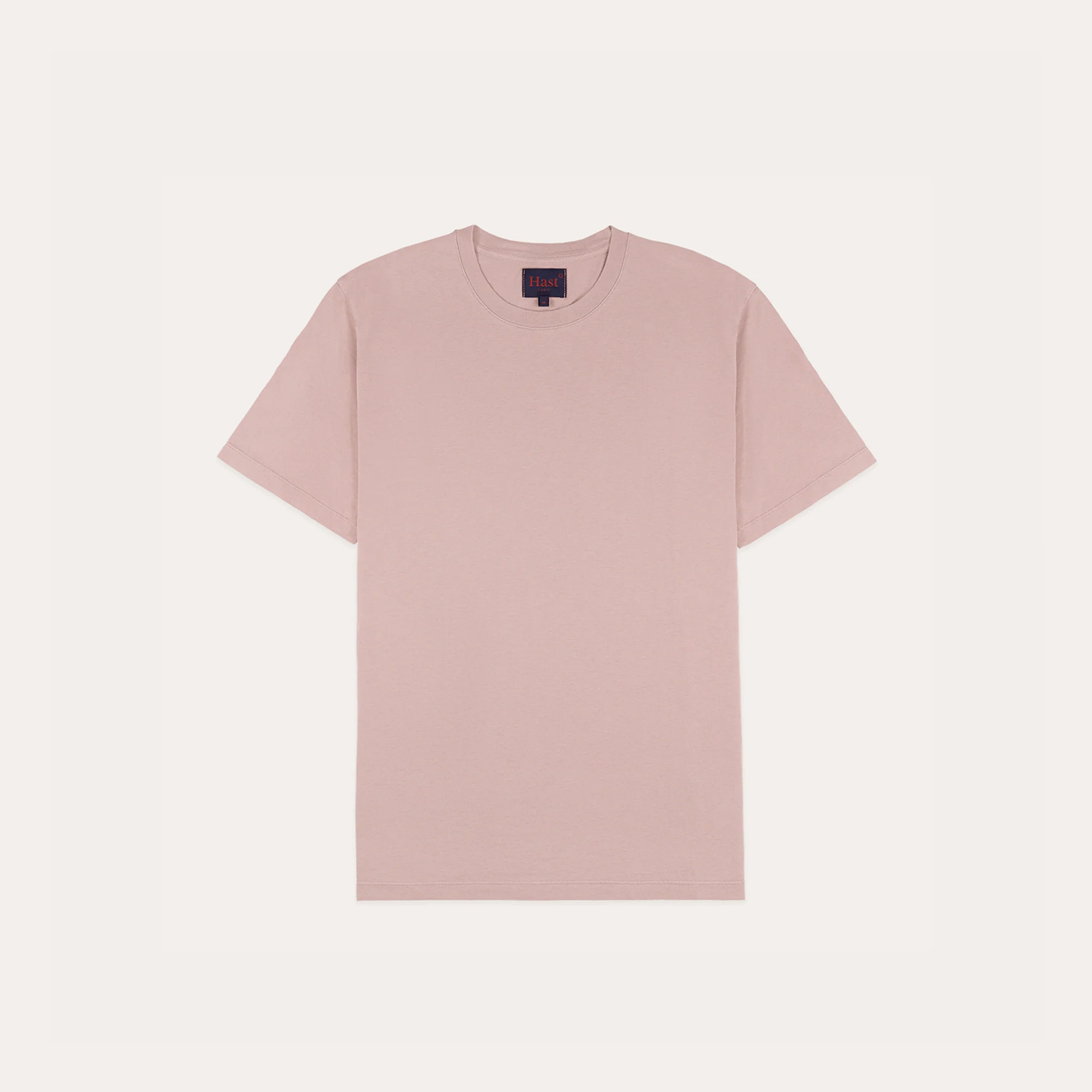 Pale pink organic cotton T-shirt