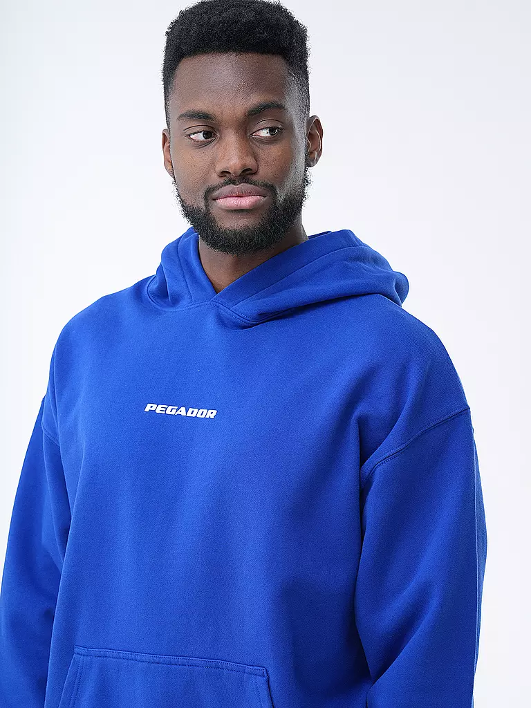 PEGADOR Kapuzensweater - Hoodie Oversized Fit blau