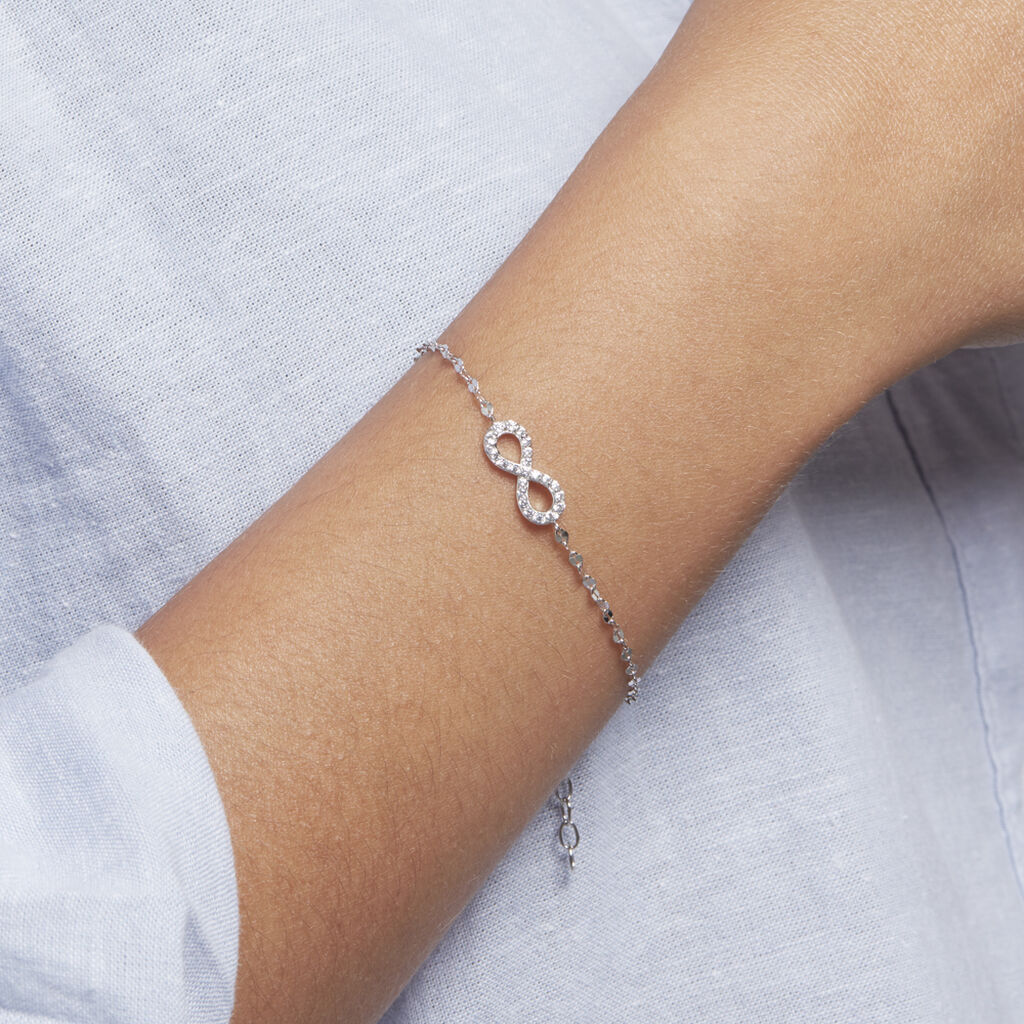 Bracelet Argent Wendel Oxydes De Zirconium