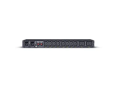 CyberPower Switched ATS PDU44005 - Strømfordelingsenhed (rackversion) - AC 200-240 V - 1-faset - serial, Ethernet - input: 2 x IEC 60320 C20 - output-stikforbindelser: 10 (8 x IEC 60320 C13, 2 x IEC 60320 C19) - 1U - 3.05 m ledning - sort