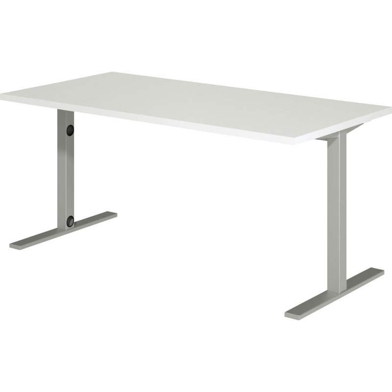 Bureau droit piètement métal Optyma