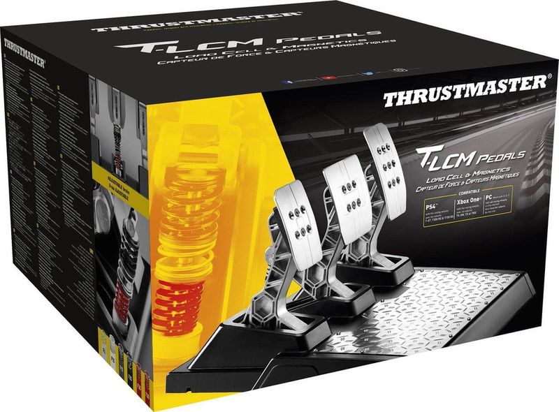 Thrustmaster - T-LCM Pedals - Zwart - Roestvrijstaal - Pedalen