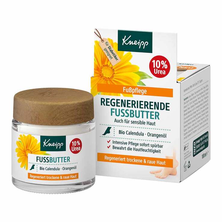 Kneipp regenerierende Fußbutter Fußpflege, 100 ml
