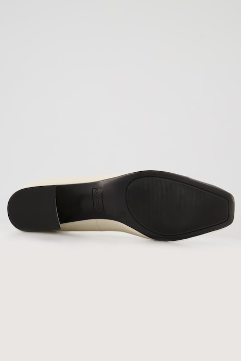 Caprice Leder-Pumps, farbige Spitze, Komfortweite
