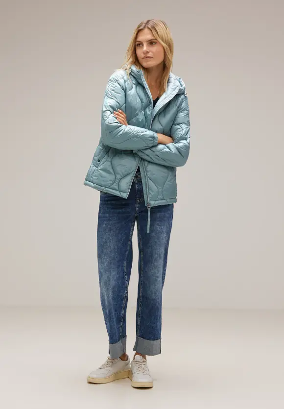 Jacke mit Bottle Steppung - polar mint