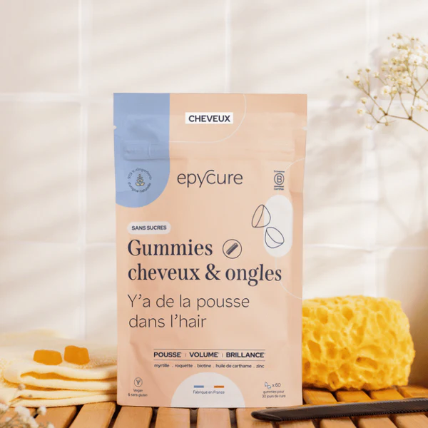 Epycure Gummies Cheveux & Ongles 60 gummies - 1 mois