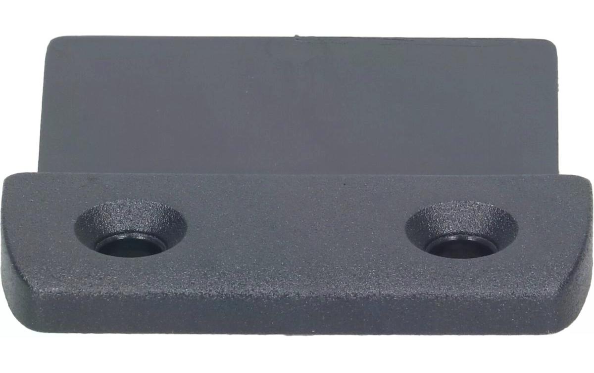 Halterung flach, CUBO, Anthrazit 2 StückBefestigungsset für den flachen Einbau von CUBO-Anschlussfeldern ohne Daten- und Multimediaanschlüsse