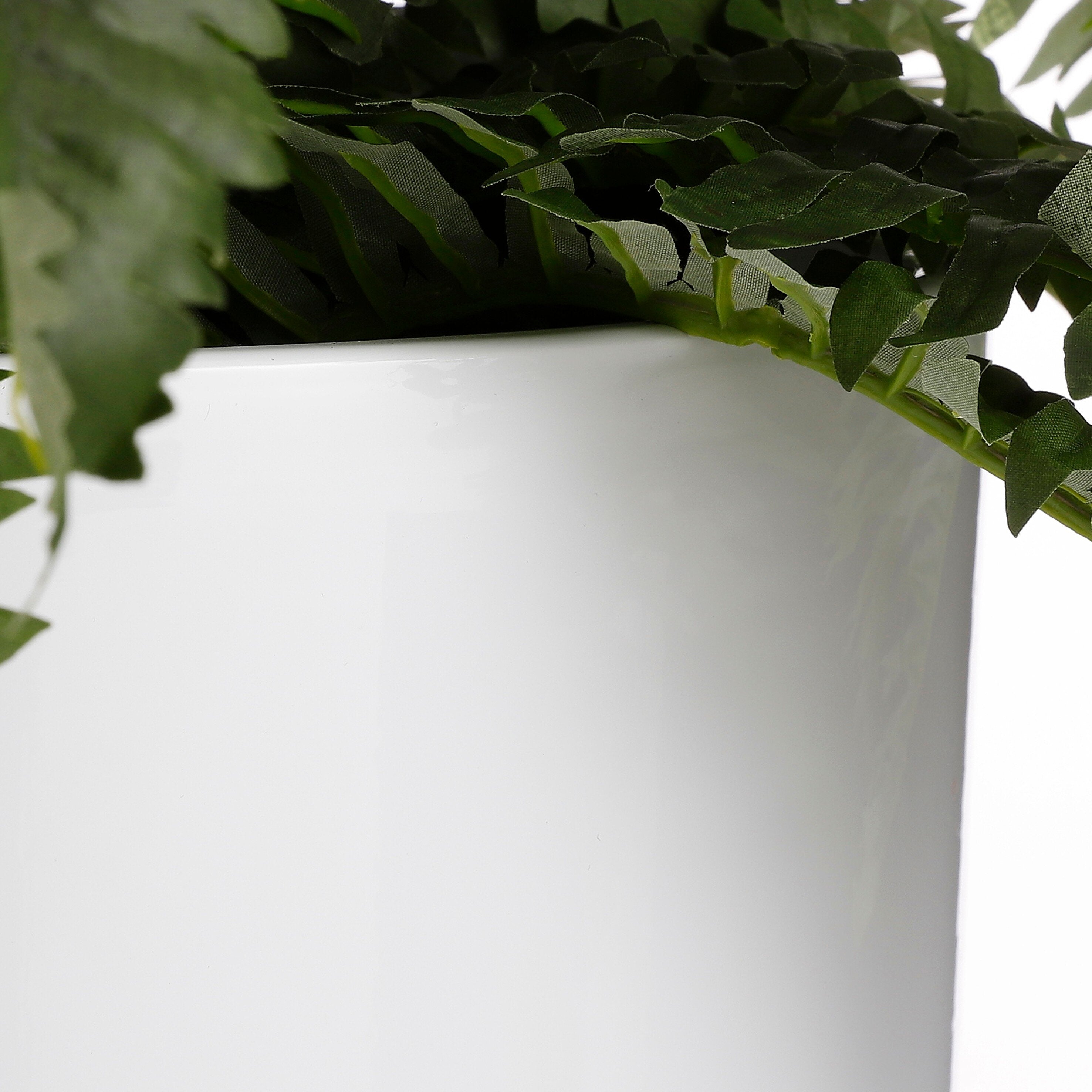 Mica Decorations Era Bloempot - H26 x Ã28 cm - Wit