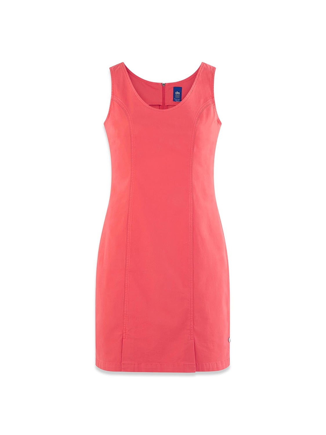 Robe Femme Sans Manche Coton Rouge