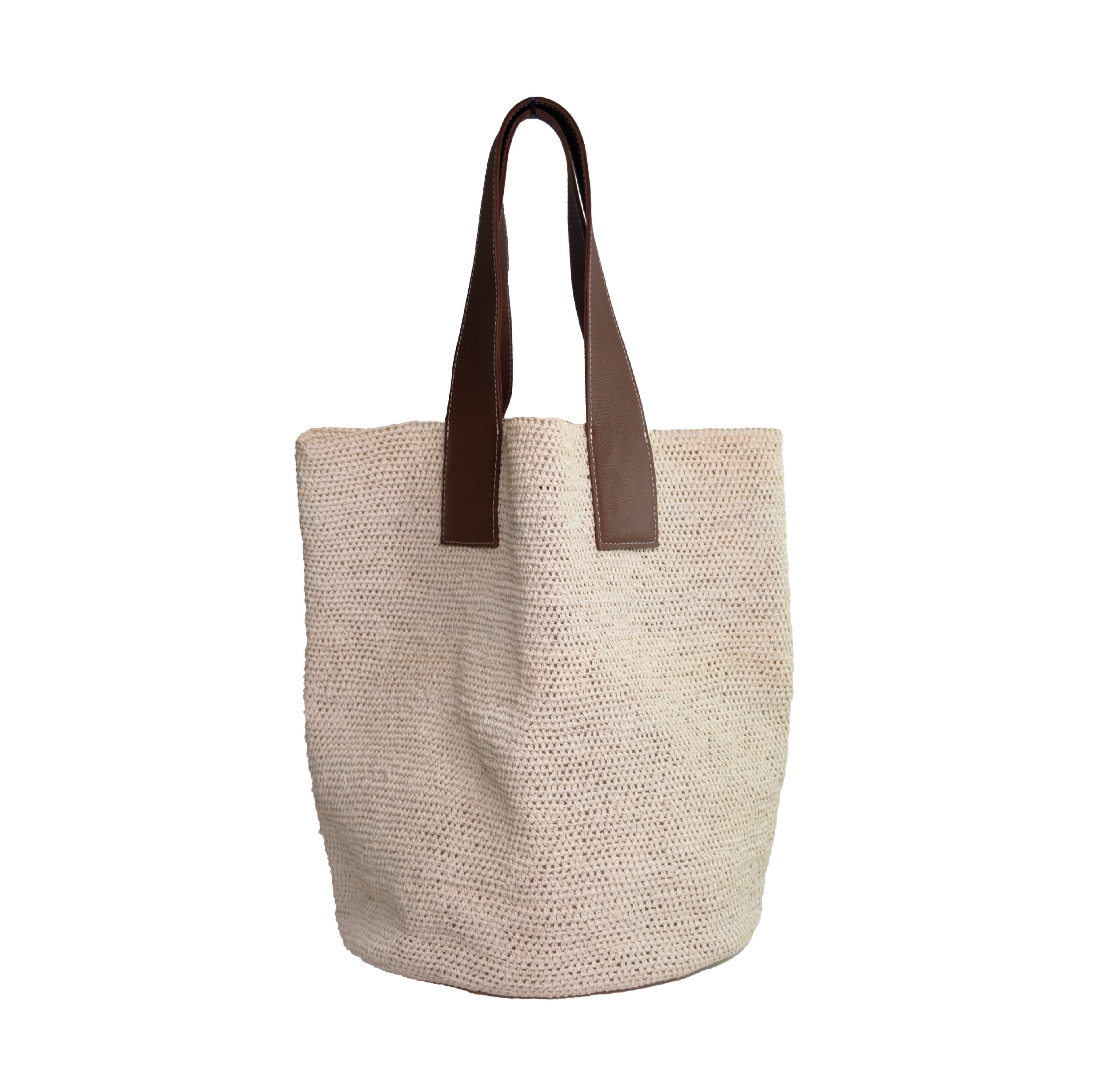 Maxi Sac en Paille Tissée 