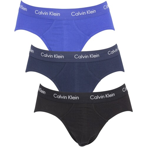 Calvin Klein Jeans - Pack De 3 Calzoncillos De Cadera Azul