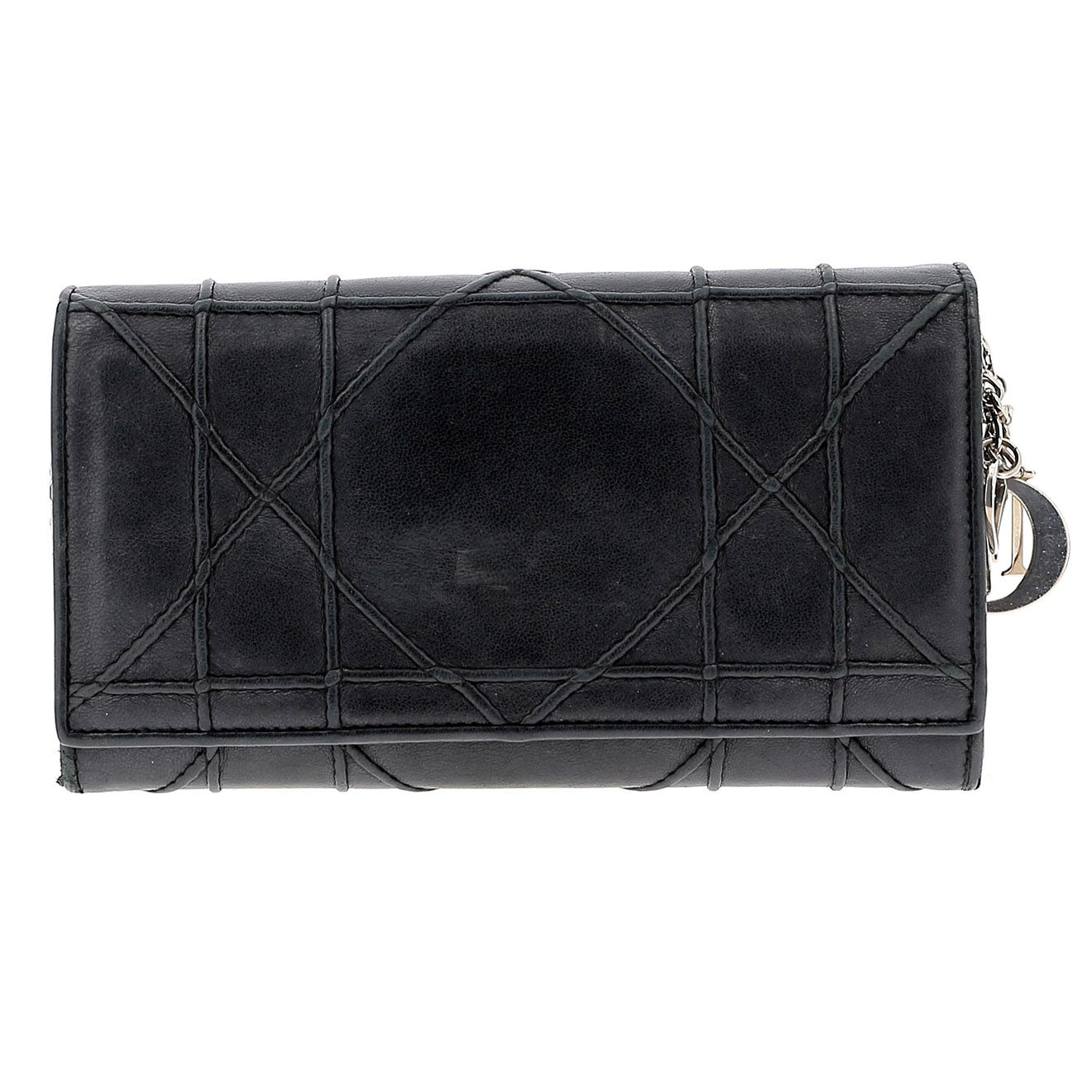 Dior Mini sac Wallet on Chain en Cuir noir Etat: Bon état - Longueur 19 cm
