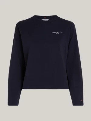Blusa de manga comprida com logo da coleção Curve 1985