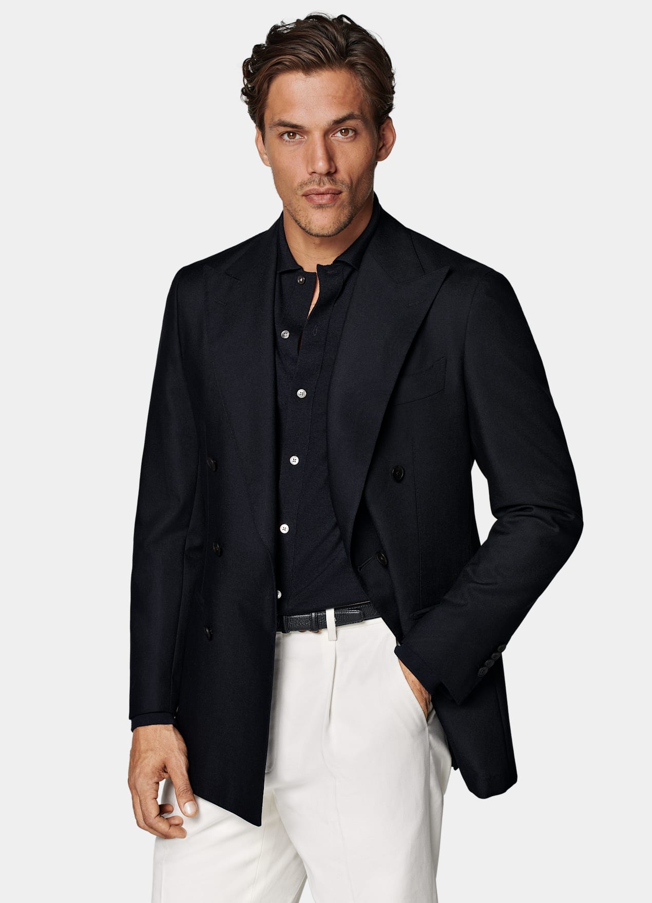 Blazer Havana coupe Tailored bleu marine