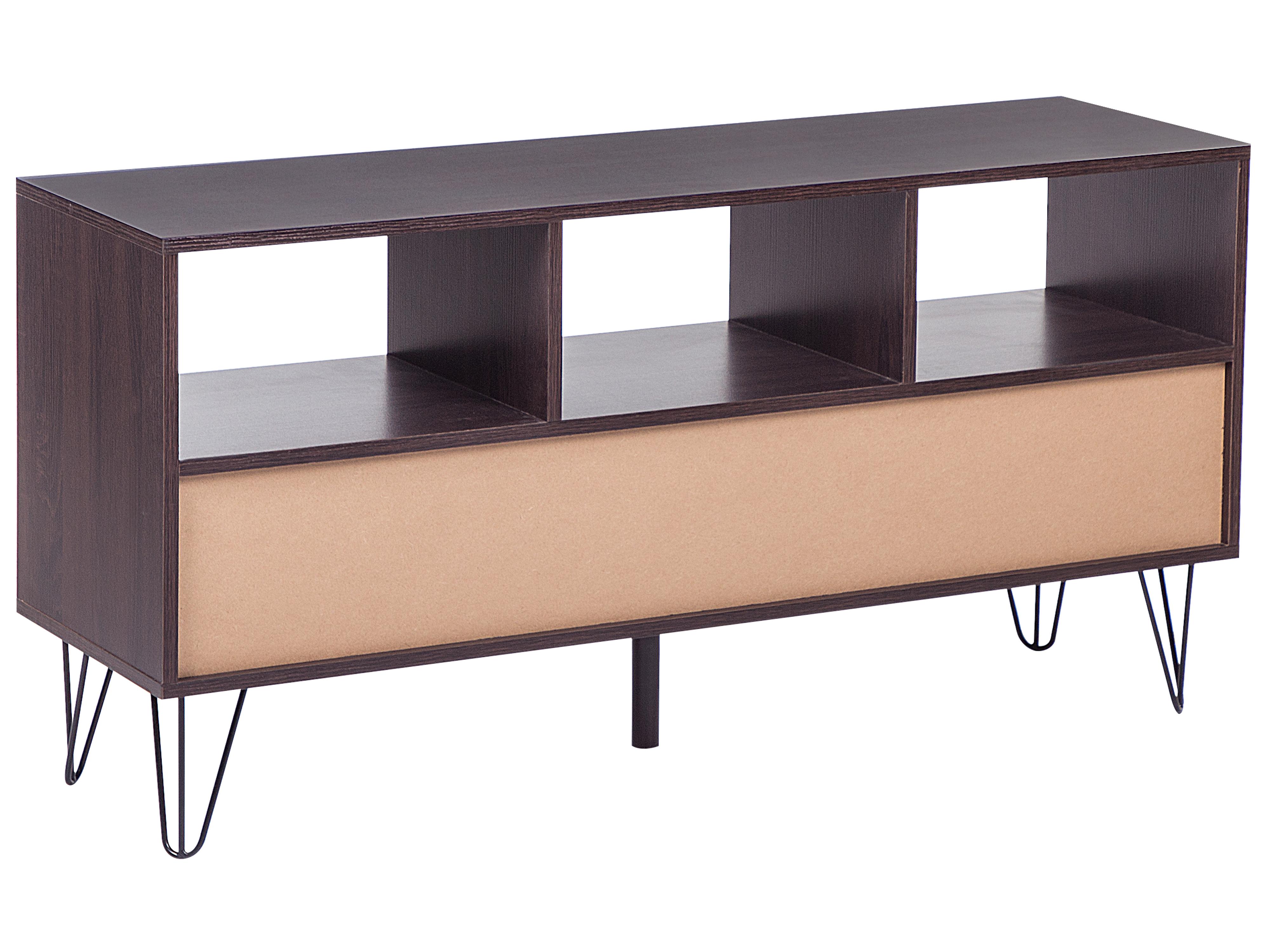 TV-meubel FOSTON Bruin/wit