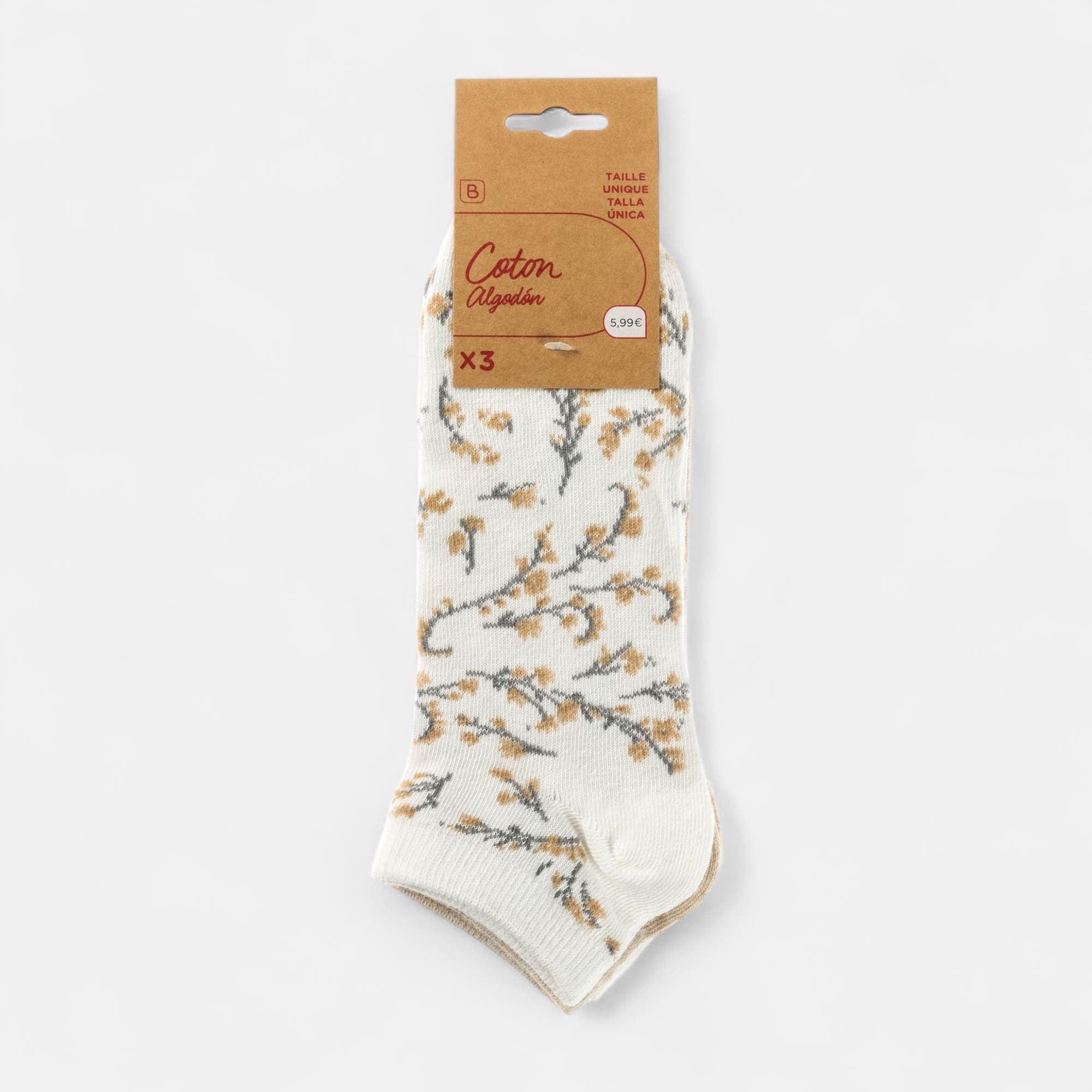 Chaussettes Femme beige