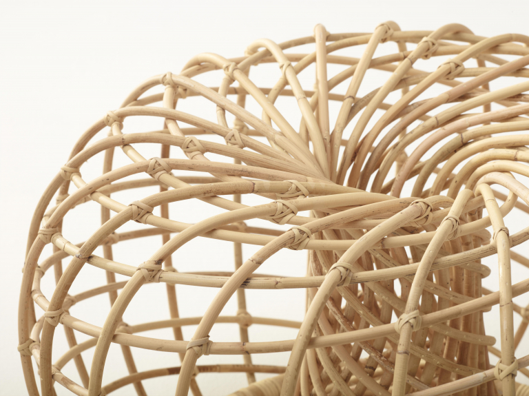 Cane-Line Nest Rattan hocker Ø60 indoor