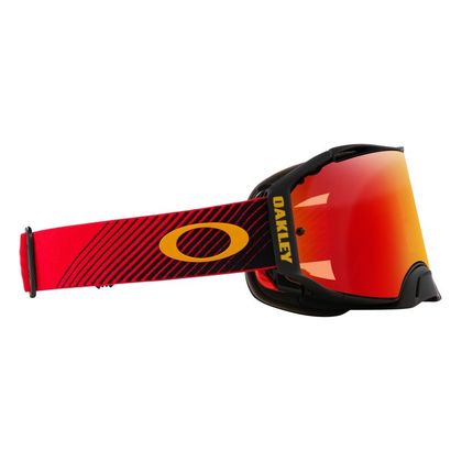 Masque cross Oakley AIRBRAKE MX RED FLOW ECRAN IRIDIUM 2023 - Rouge