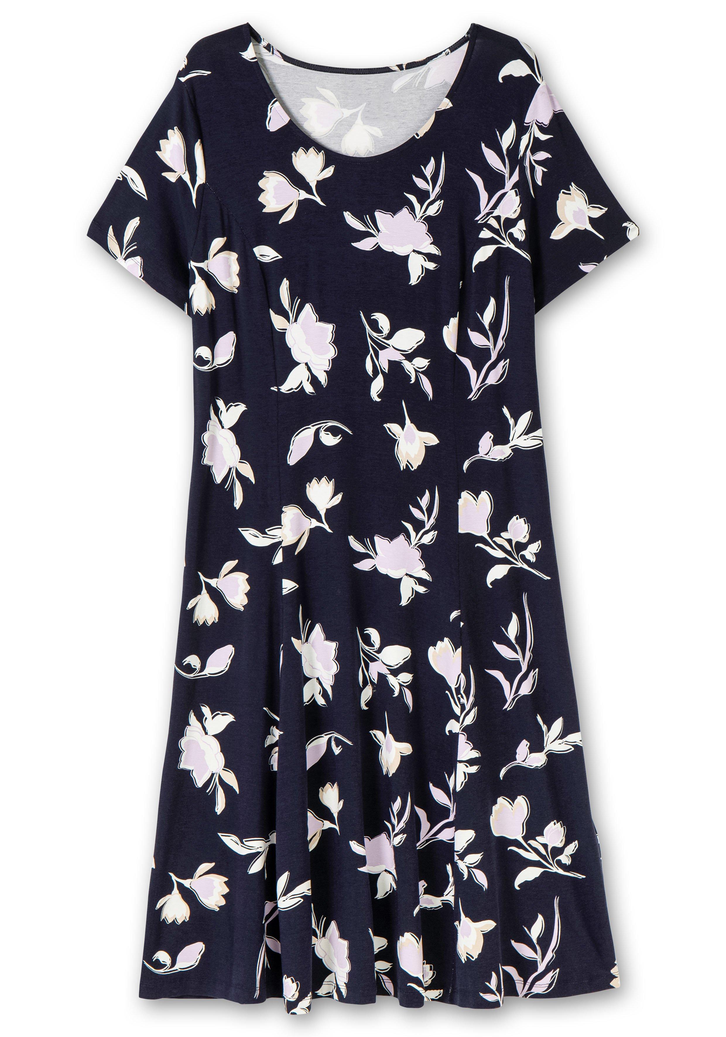 Jerseykleid mit Blütenprint