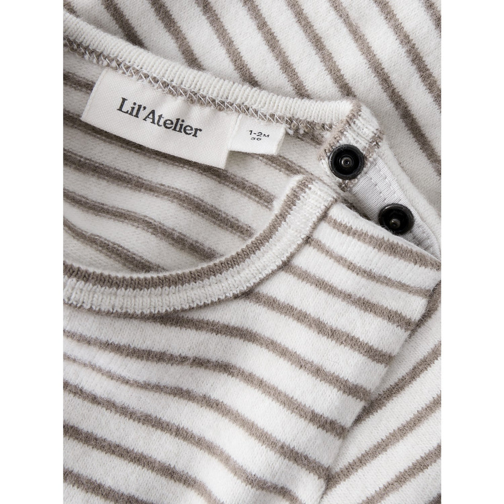 Køb Lil'Atelier Turtledove Sepia Tint Nbmthoro Keo Ls Slim Body Lil