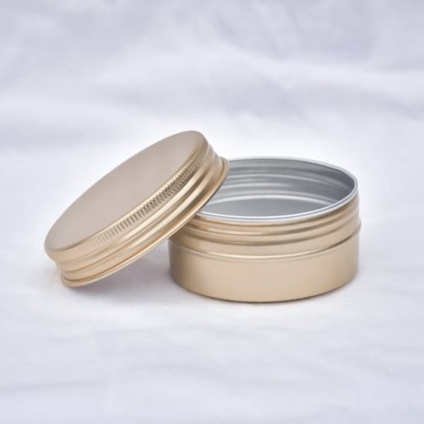 INF Aluminiumsboks med skrukork 10 ml 5-pak Gull
