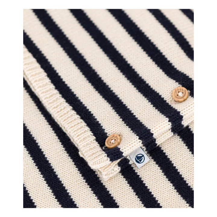 Petit Bateau Ensemble Magym Maille Rayé | Bleu marine