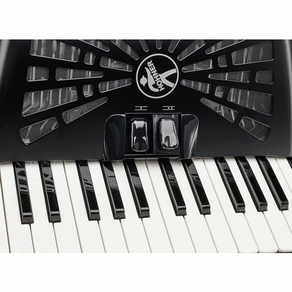 Hohner Bravo II 48 Black silent key