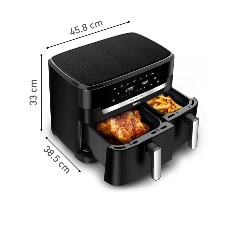Easy Fry Dual XXL EY9428 Dubbele air fryer - 6 programma's - 11 L