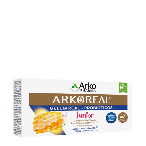 Arkoreal Geleia Real   Probióticos Junior 5x10ml
