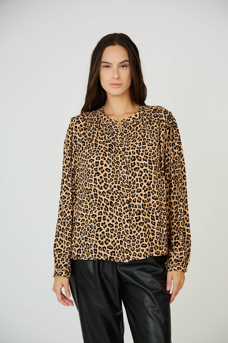 ATÉ BREVE<br>Blusa com decote em V