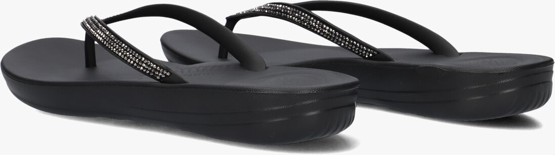 zwarte fitflop teenslippers iqushion sparkle