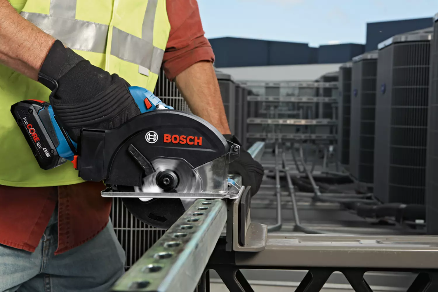 Bosch GKM 18V-50 18V Li-ion Accu cirkelzaag body - 136 mm