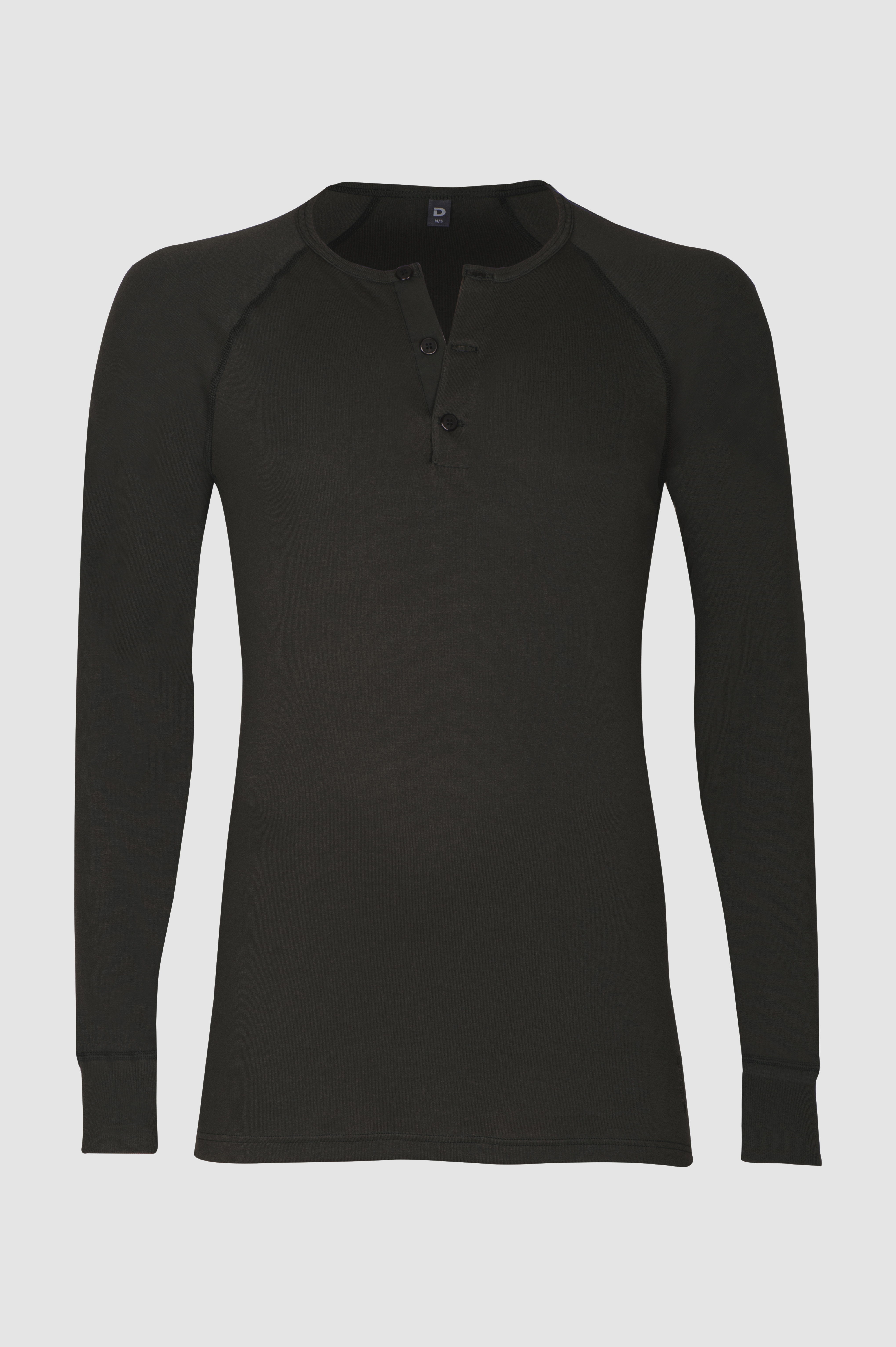 Shirt met knopen van katoen voor heren in Wit
