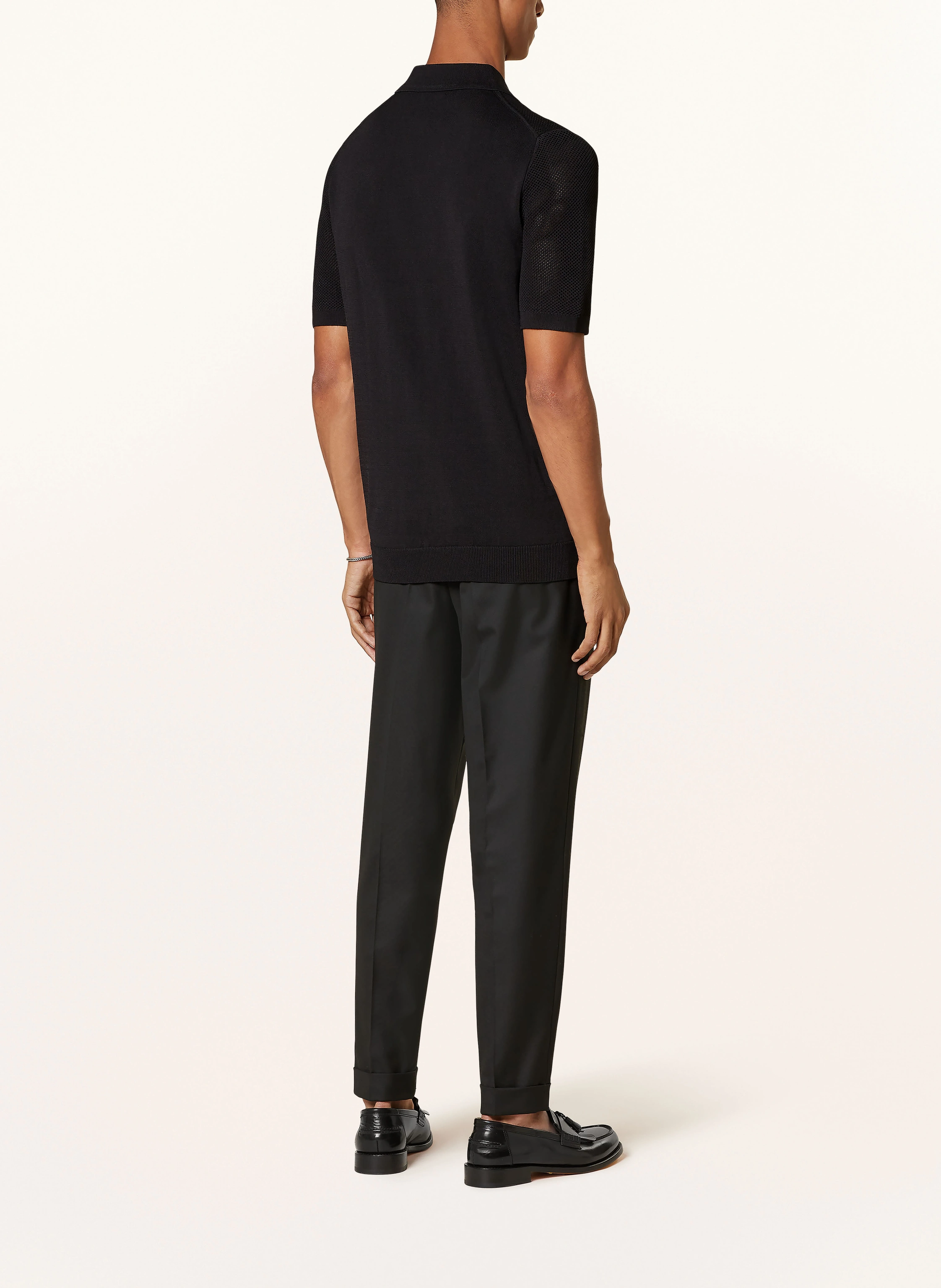 REISS Strick-Poloshirt CHARLIE
