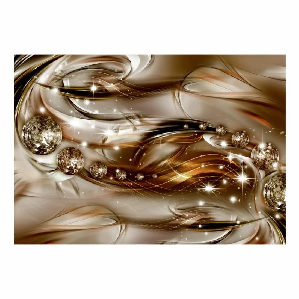 Paris Prix Papier Peint Chocolate Tide - 70x100 cm