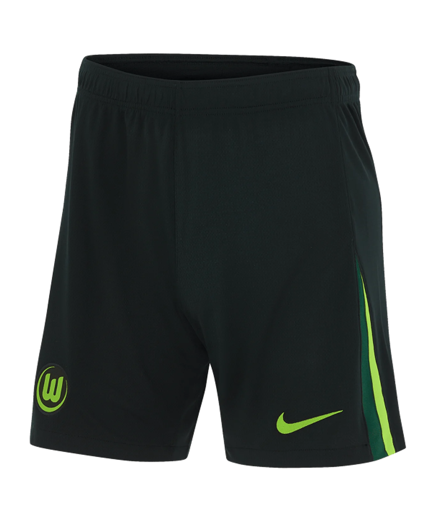 Nike VfL Wolfsburg Short Home Away Kids 2024/2025 Schwarz Grün F010