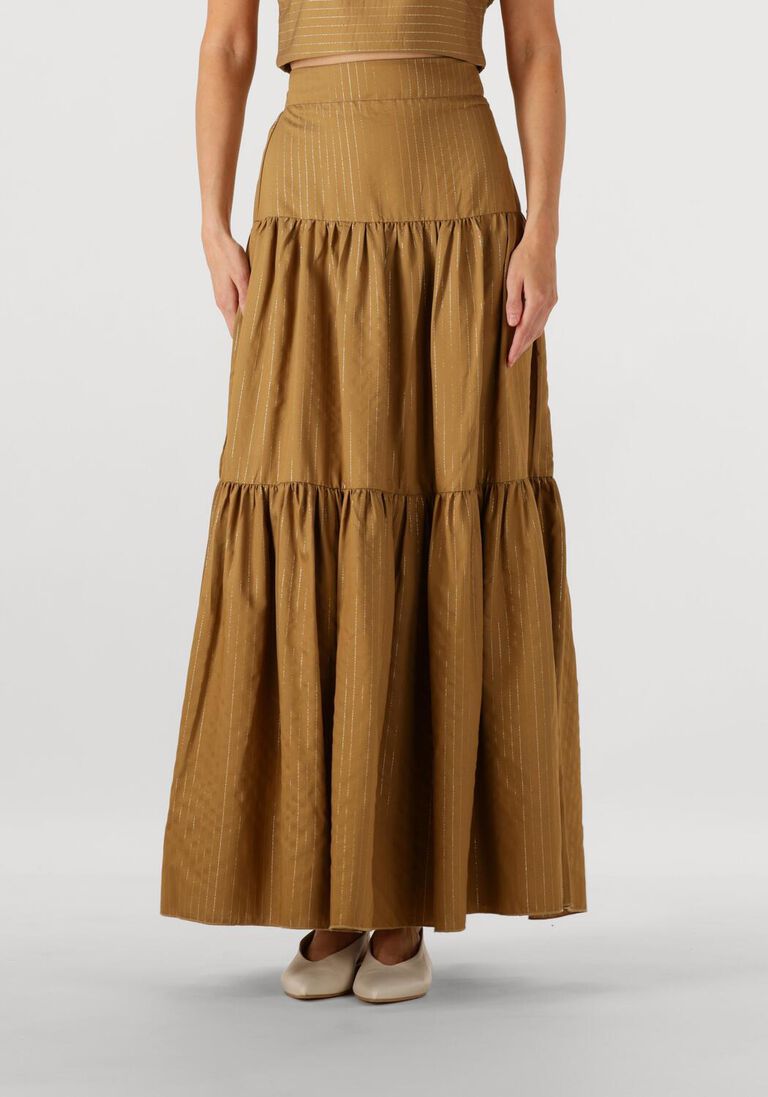 groene amaya amsterdam maxirok pearl skirt