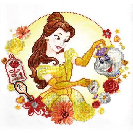Pracht Diamond Dotz Disney Princess Belle´s World, ca. 40 x 40 cm groß