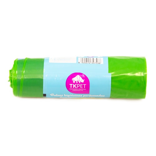 Sacos higiênicos verdes TK-Pet para cães