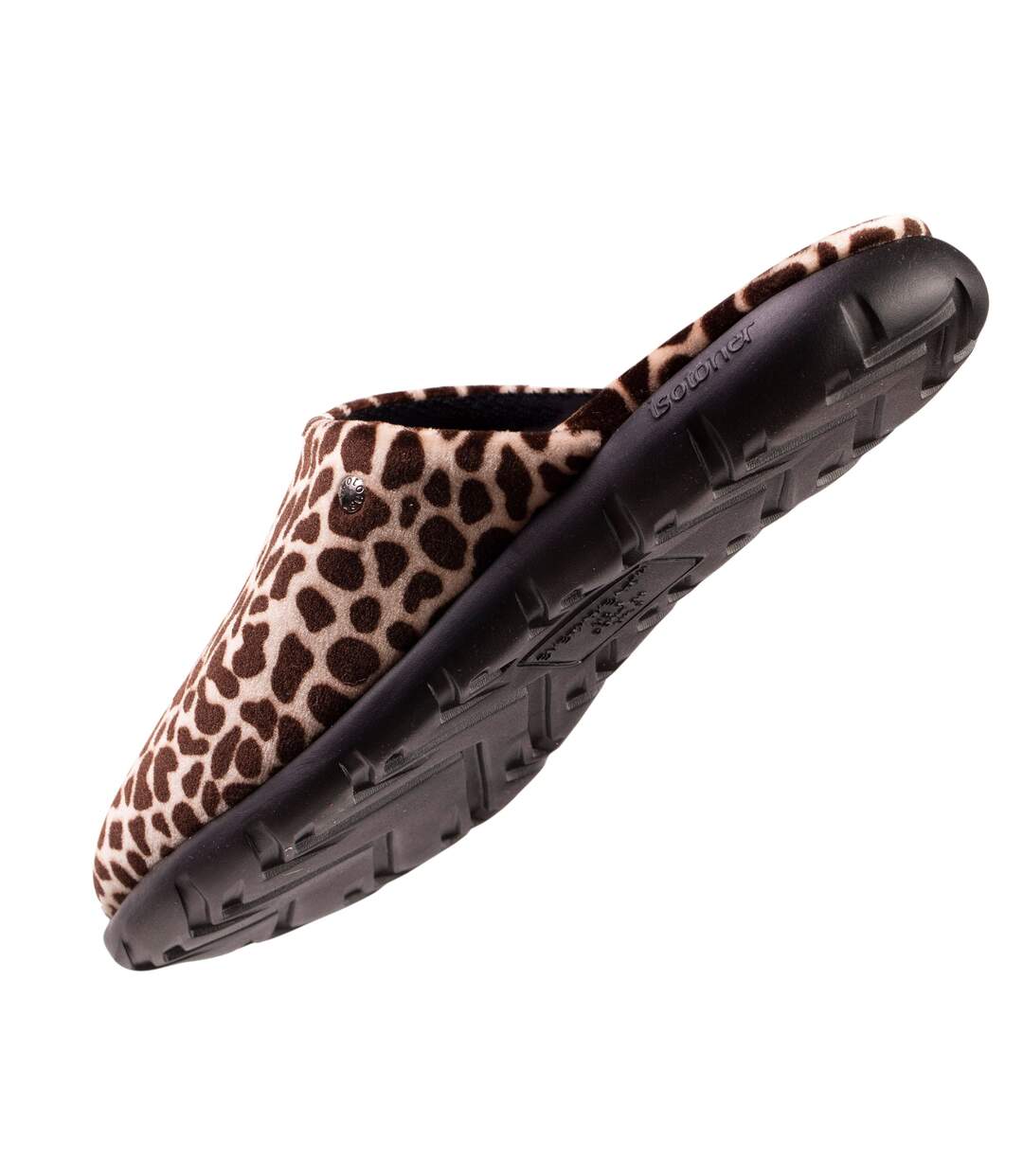 Isotoner Chaussons Mules femme velours ultra-doux