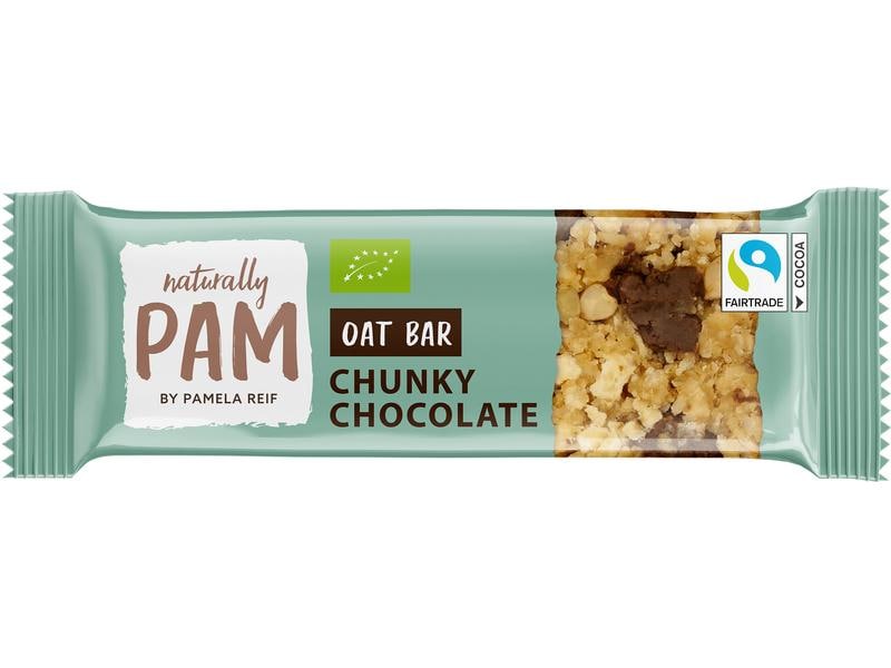 Naturally Pam Riegel Bio Oat Chunky Chocolate 12 x 40 g Bio Hafer-Riegel von Pamela Reif