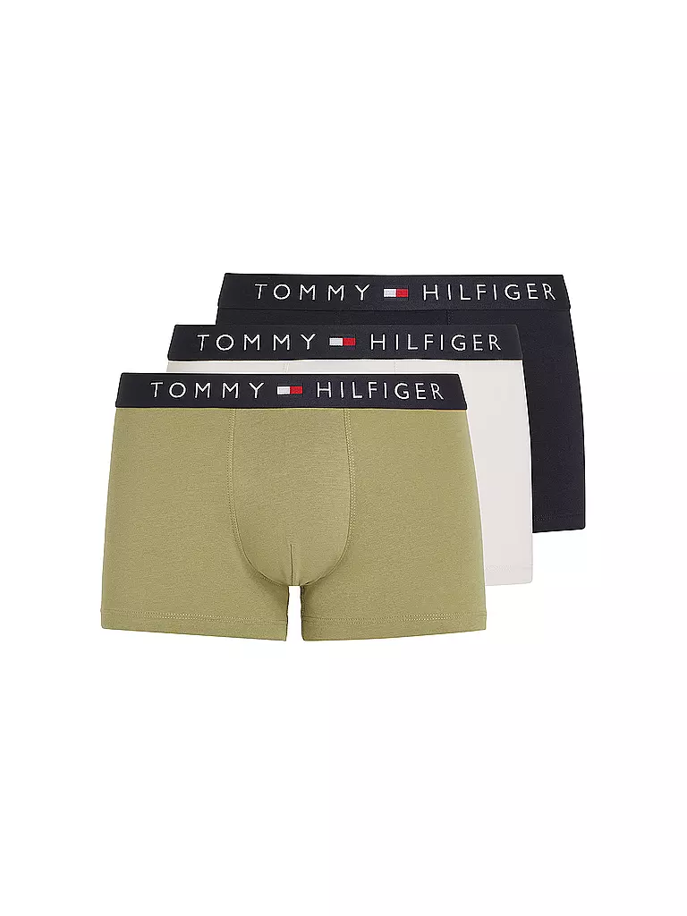 TOMMY HILFIGER Pants 3er Pkg. multi olive