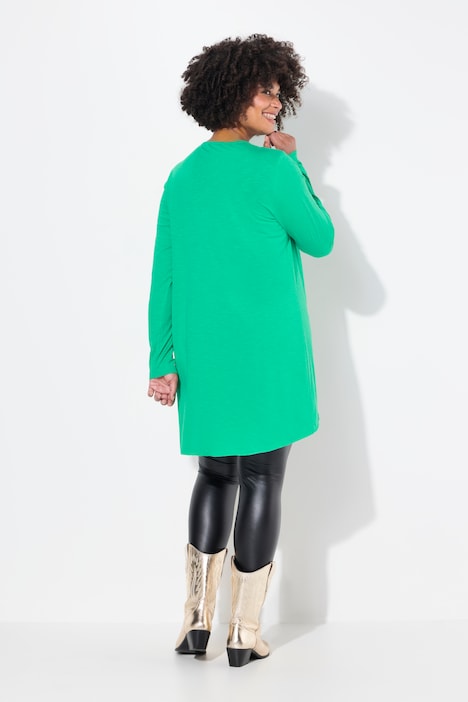 Longshirt, bequeme Passform, Rundhals, Langarm
